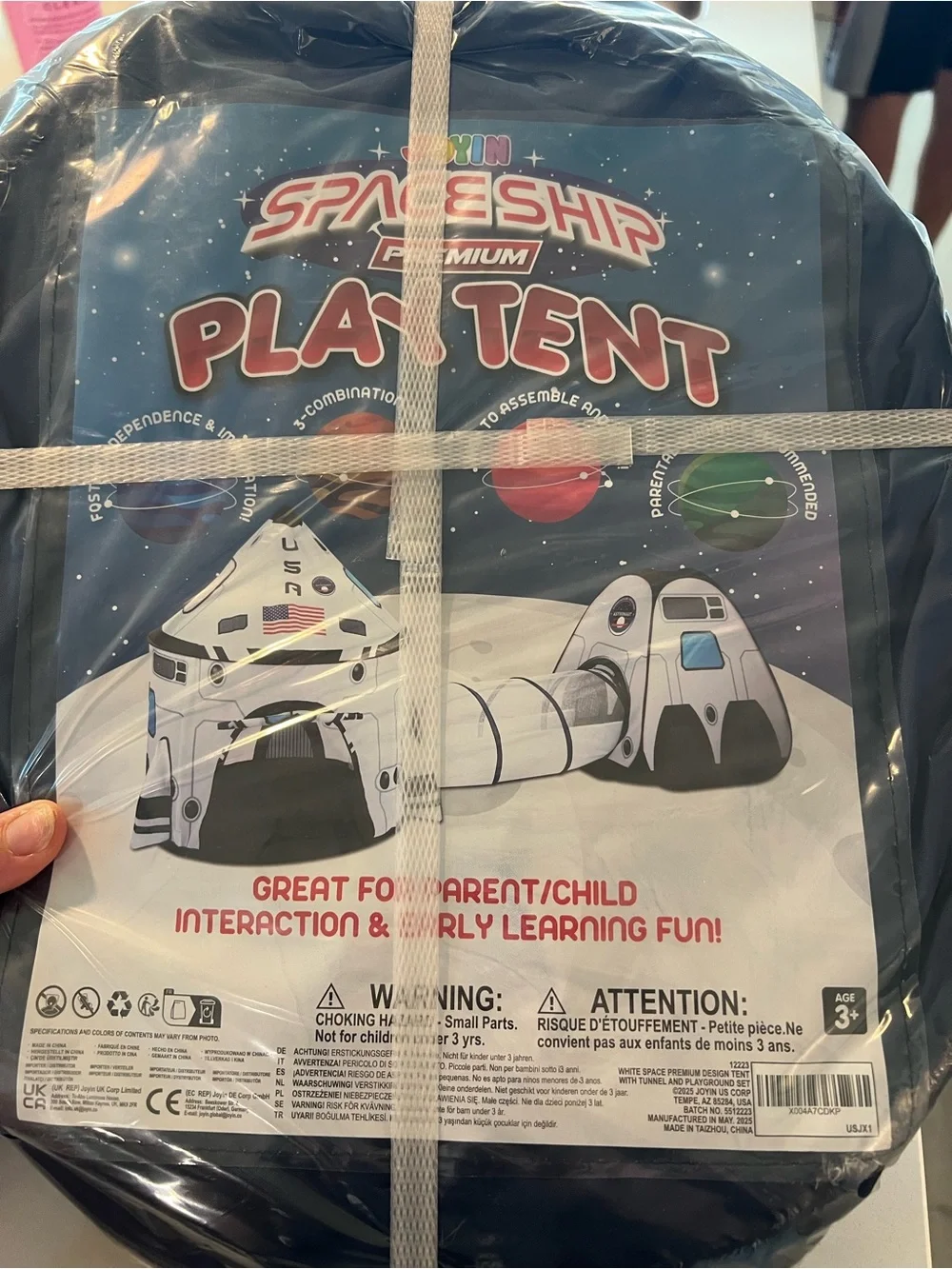 JoyIn White Rocket Ship Pop Up Tent